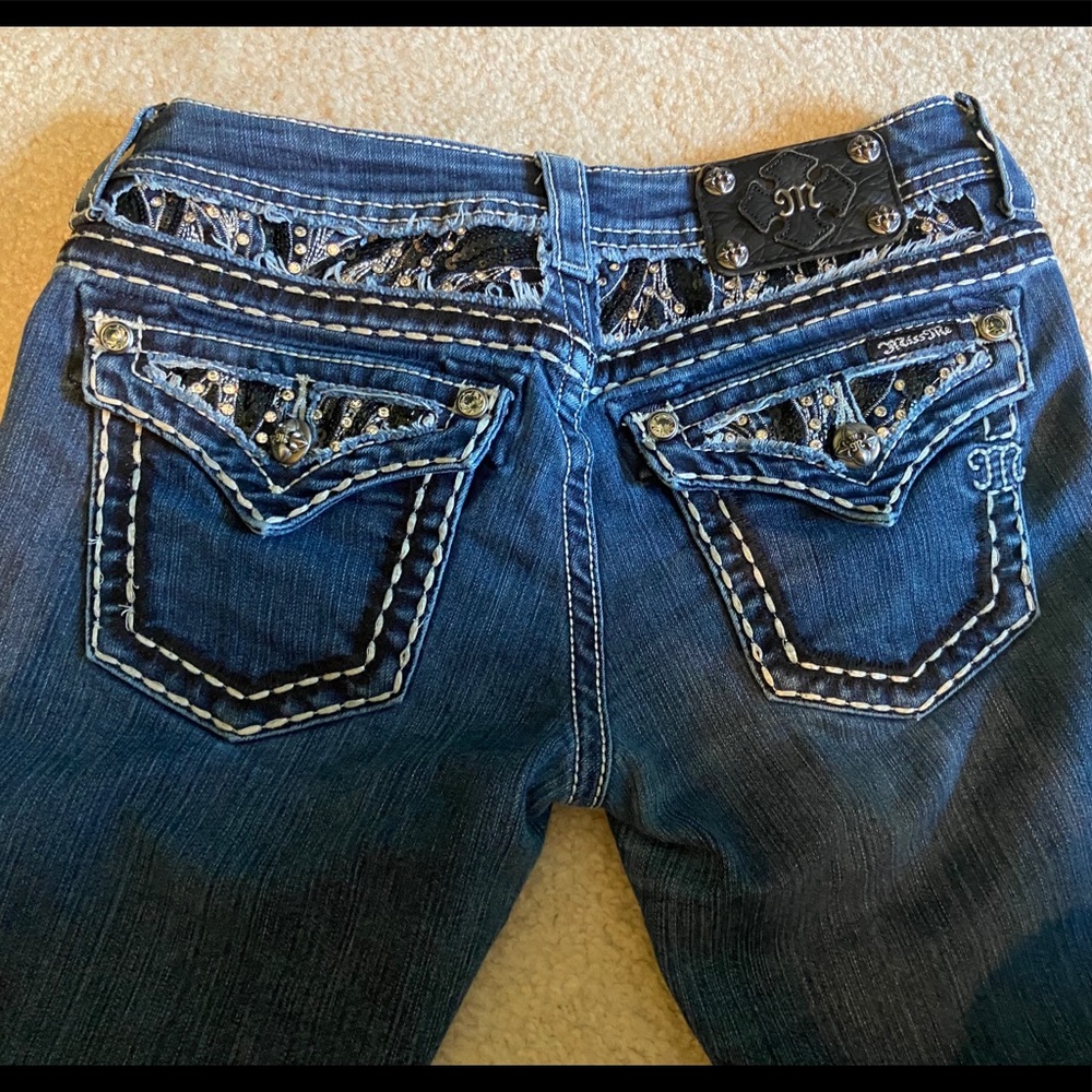 Miss me skinny crop jeans